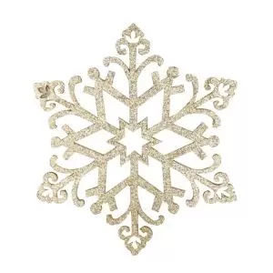 Елочная фигура Снежинка Снегурочка, 81 см, цвет золотой